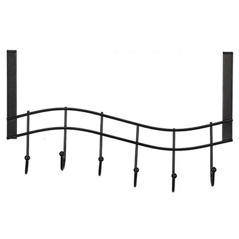 001-ZJ-H009 Over The Door Hooks Note Shape Metal 6 Door Hanger Towel Racks for Bathroom 001-ZJ-H009 Over The Door Hooks Note Shape Metal 6 Door Hanger Towel Racks for Bathroom